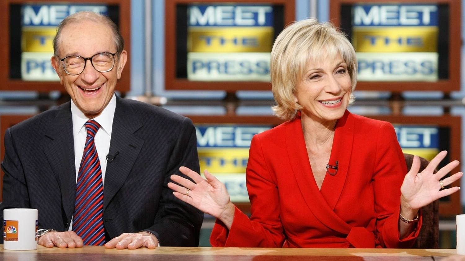 Remembering Alan Greenspan and Andrea Mitchell's joint Meet the Press interview (2007)