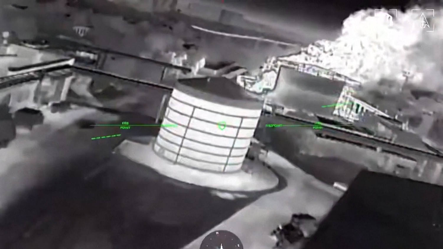 Ukrainian military releases video showing strikes in Russian-held Crimea