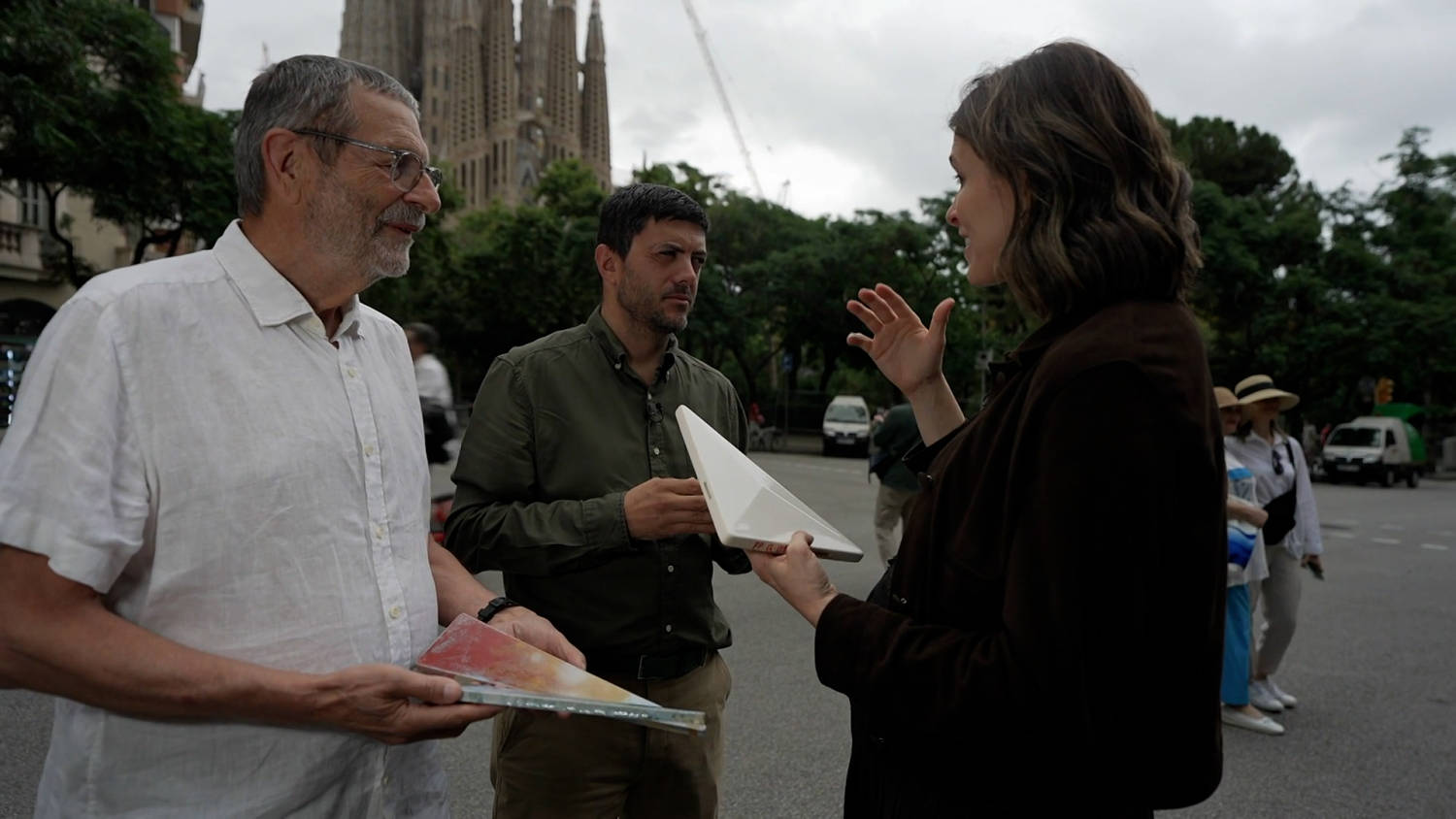 Ceramicists spent 14 years working on the  cross atop the Sagrada Familia