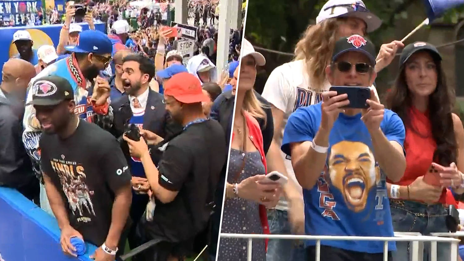 Watch highlights from the Knicks championship ticker-tape parade
