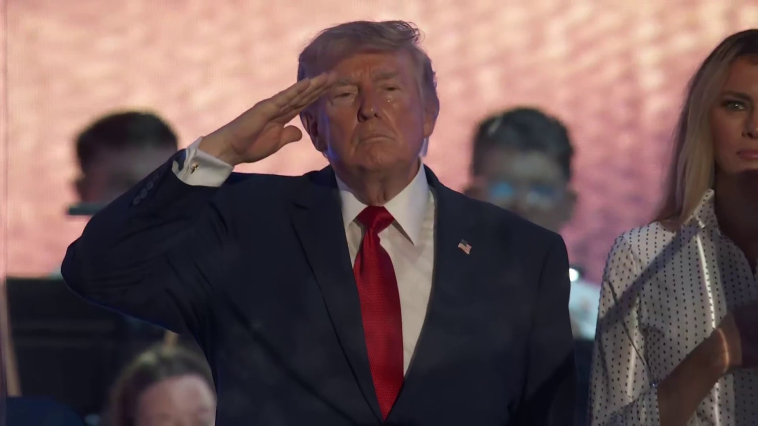 Trump uses America’s 250 speech to honor military heroes and also push political agendas