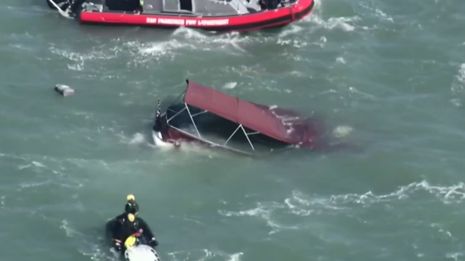 Search continues after boat capsizes, killing at least one in San Francisco Bay