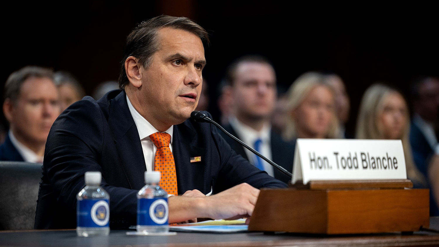 Republicans Delay Key Vote on Todd Blanche’s DOJ Nomination