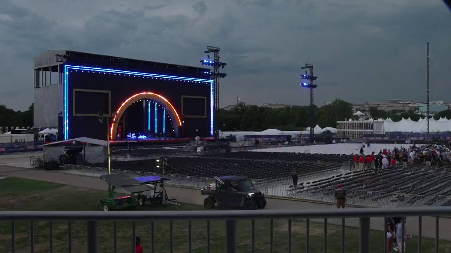 Salute to America 250 delayed due to weather