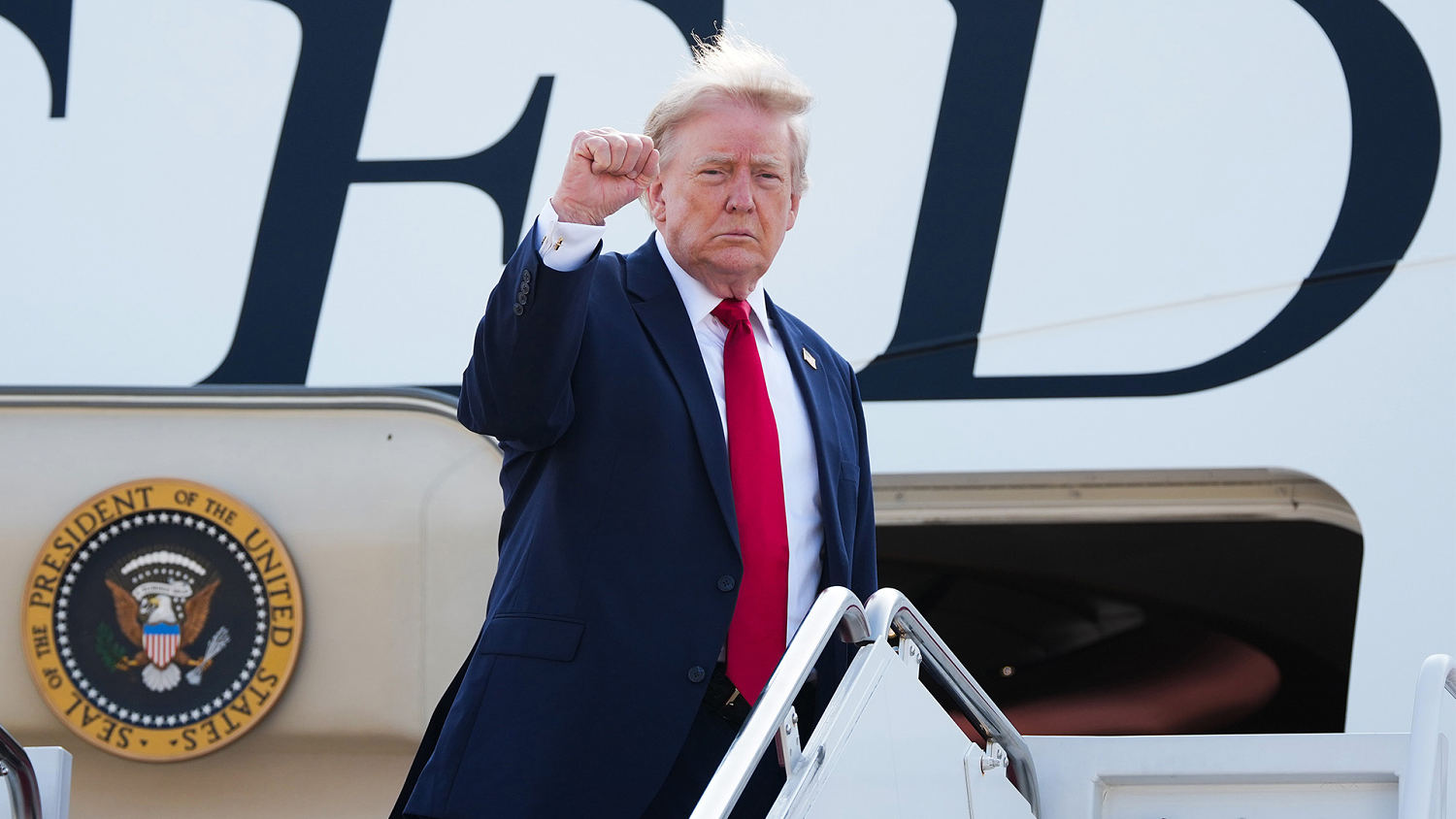 Trump delivers remarks at opening of Theodore Roosevelt Presidential Library