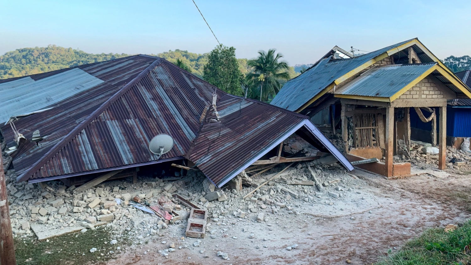 Powerful 7.7-magnitude earthquake causes intense shaking near Indonesia