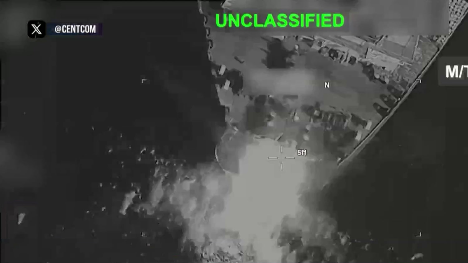 U.S. strikes Iran oil tankers after Iran fires at Naval ships