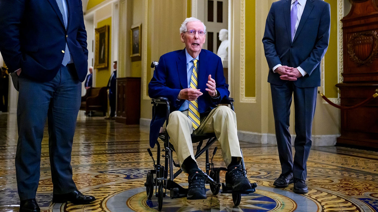 Mitch McConnell Returns to the Senate After 3-Month Absence
