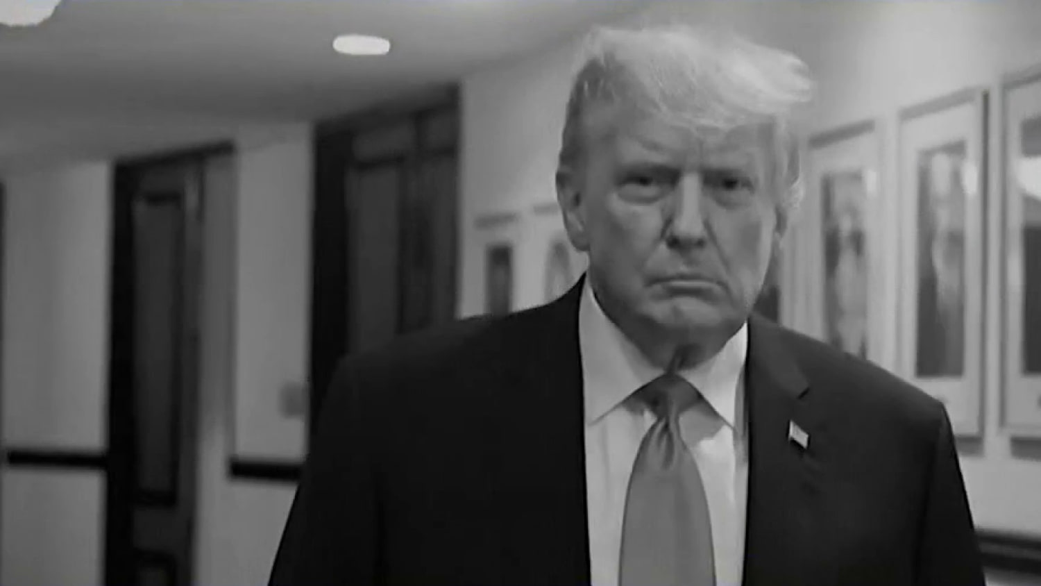 White House says Trump PSA that appears to look like 2024 campaign ad is 'not political'