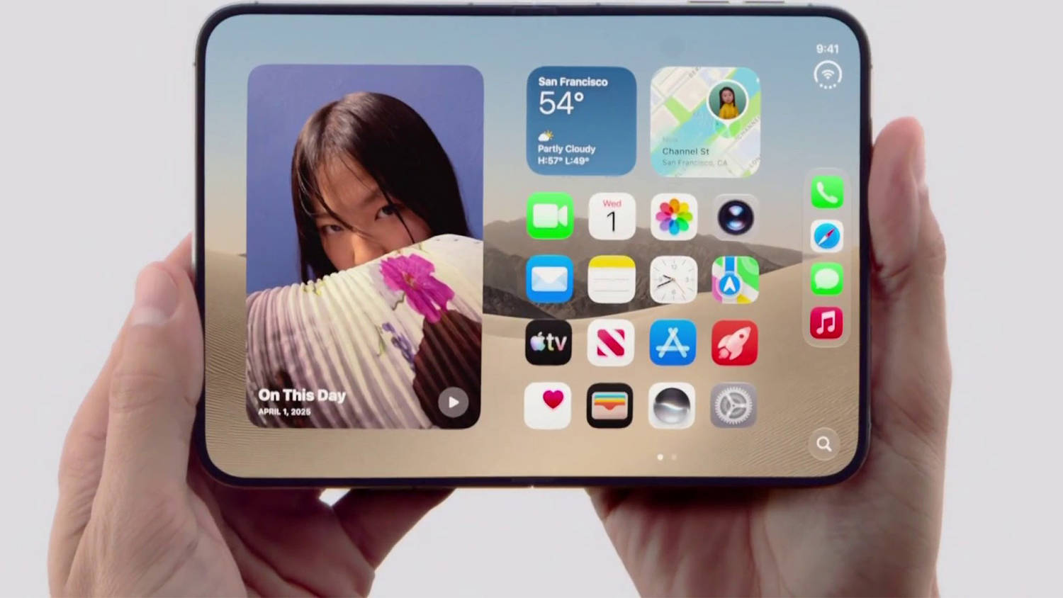 Apple Unveils First Foldable iPhone, the iPhone Duo, Starting at $1,999