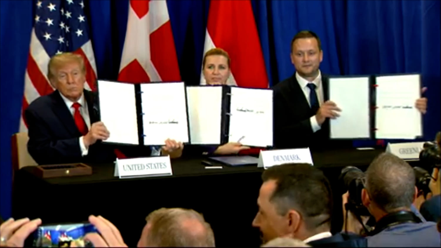 Trump signs deal with Denmark over U.S. military presence in Greenland