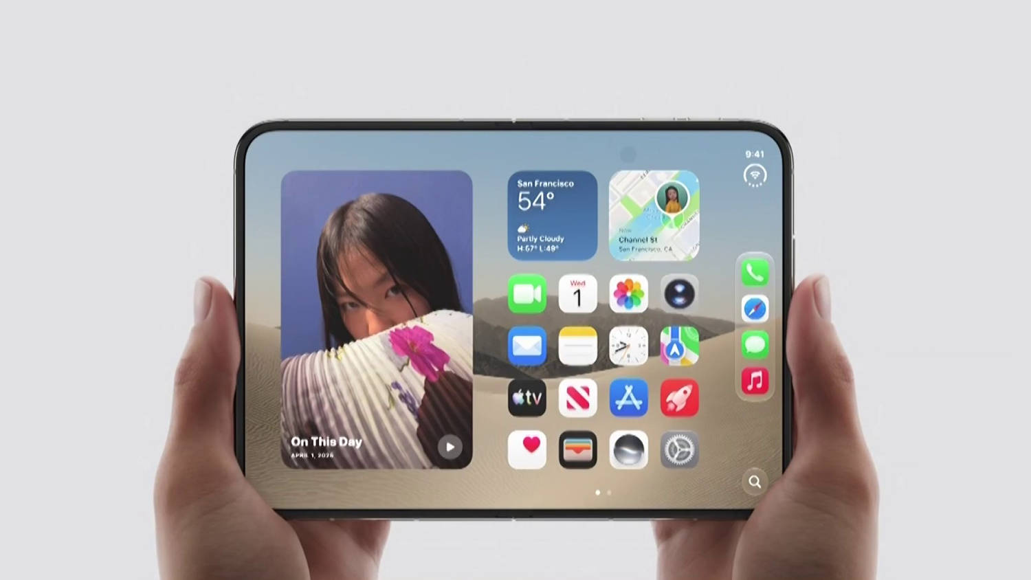 Crowds around the world turn out for the launch of Apple’s new foldable iPhone Duo