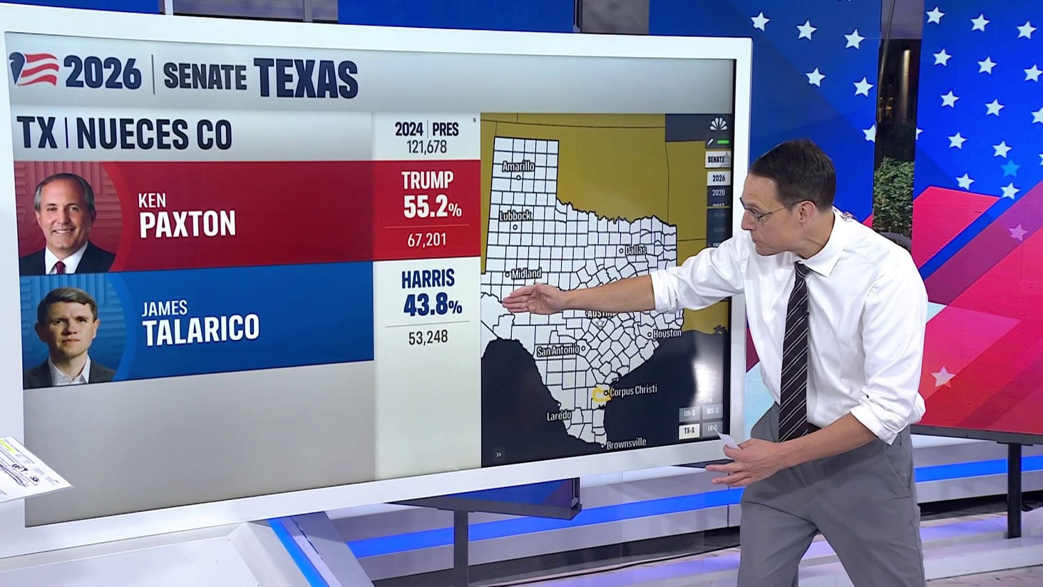 Steve Kornacki on the States to Watch With Midterms 1 Week Out