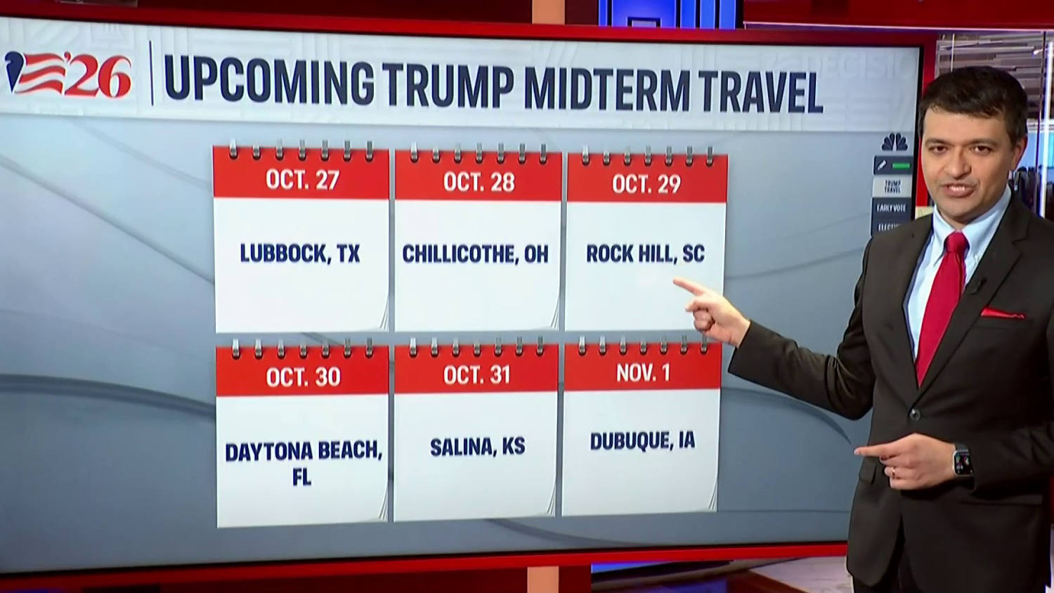 Republicans ‘playing defense’ in reliably red states one week out from Election Day