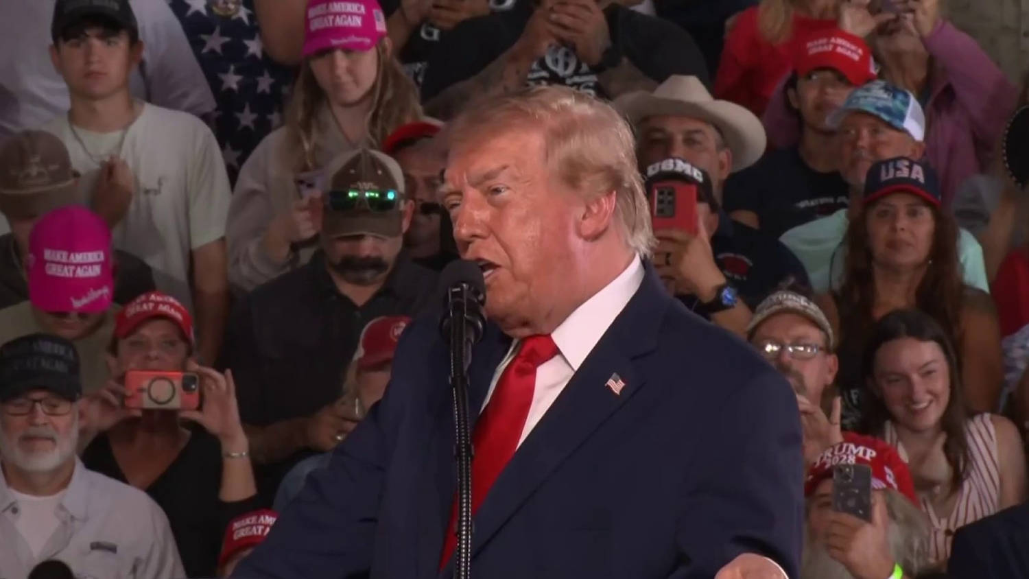 Trump holds two rallies in critical Texas battleground