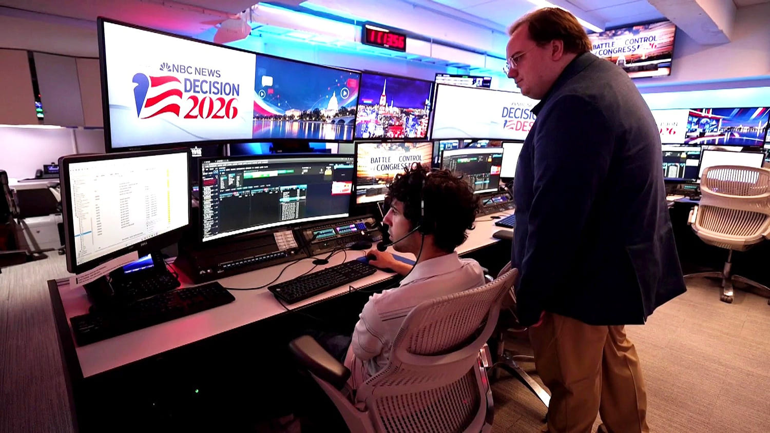 Go Behind the Scenes of NBC News’ Decision Desk