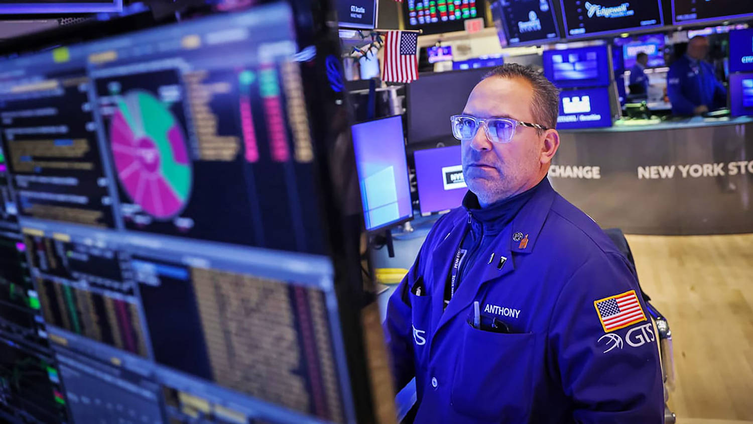 Image from NBC News's coverage: Google stock's historically bad day raises fears of AI bubble popping