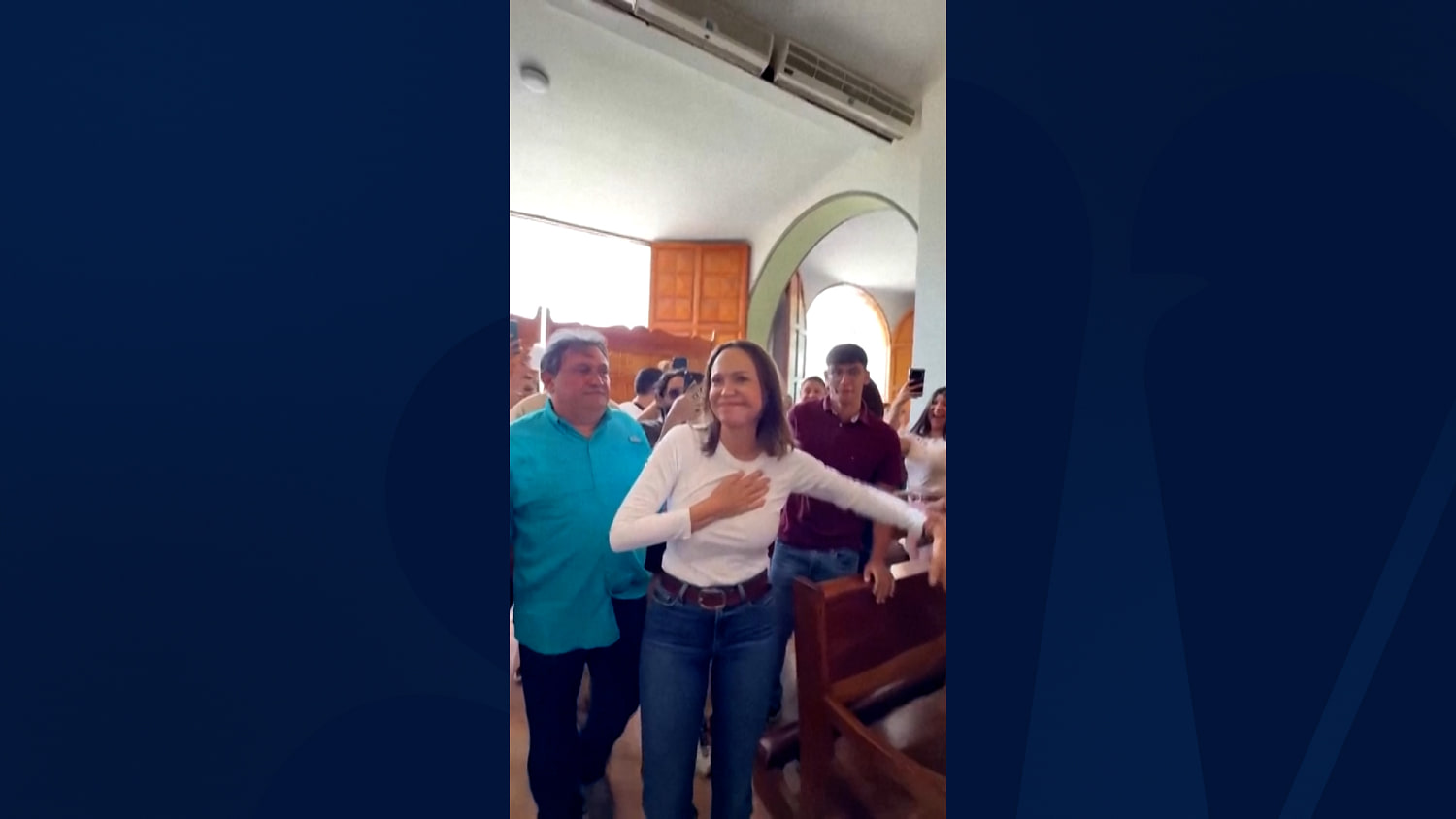Venezuela’s opposition leader Machado returns after months in exile
