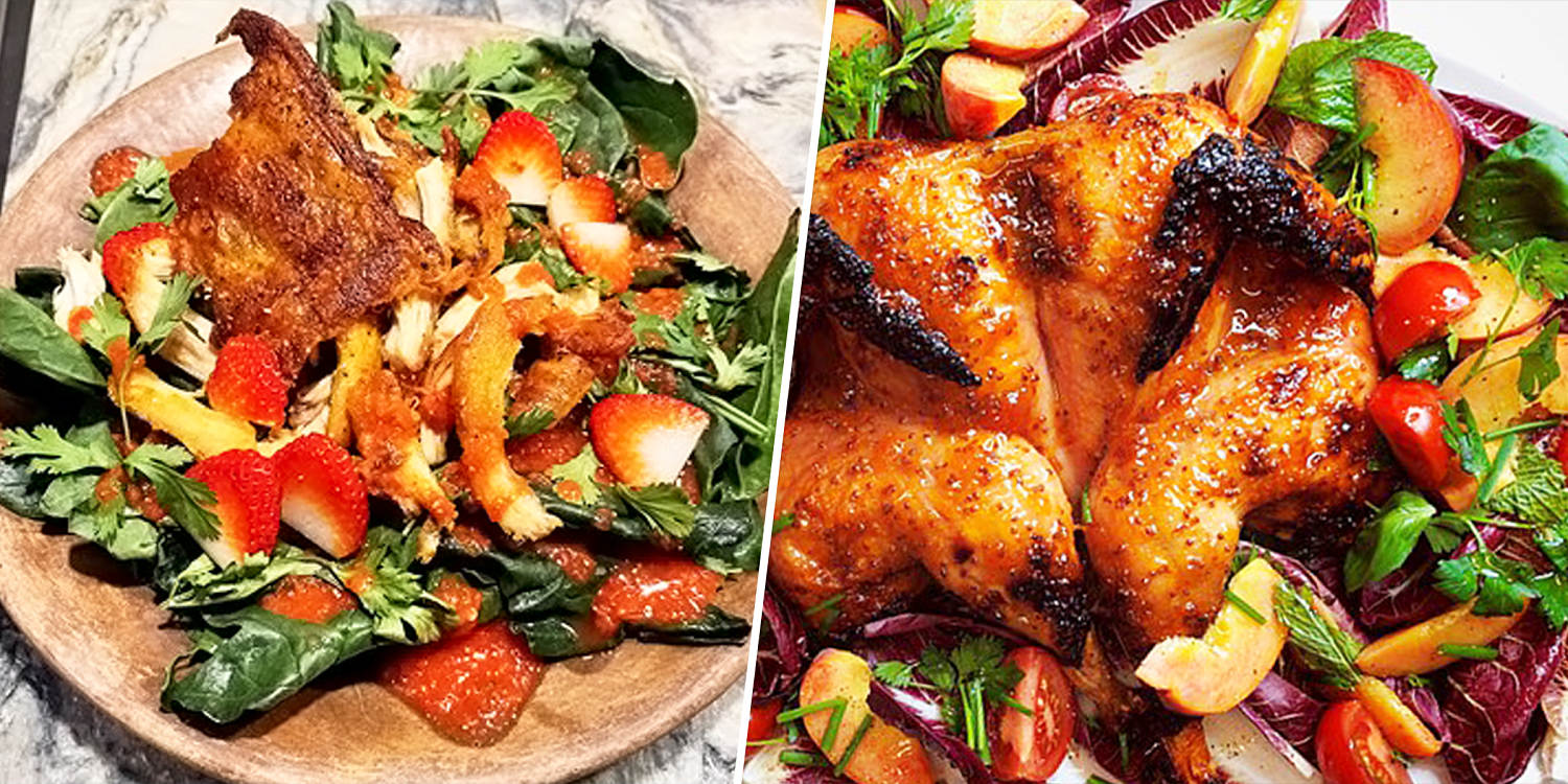 Rick Martínez serves up two summery chicken salad recipes
