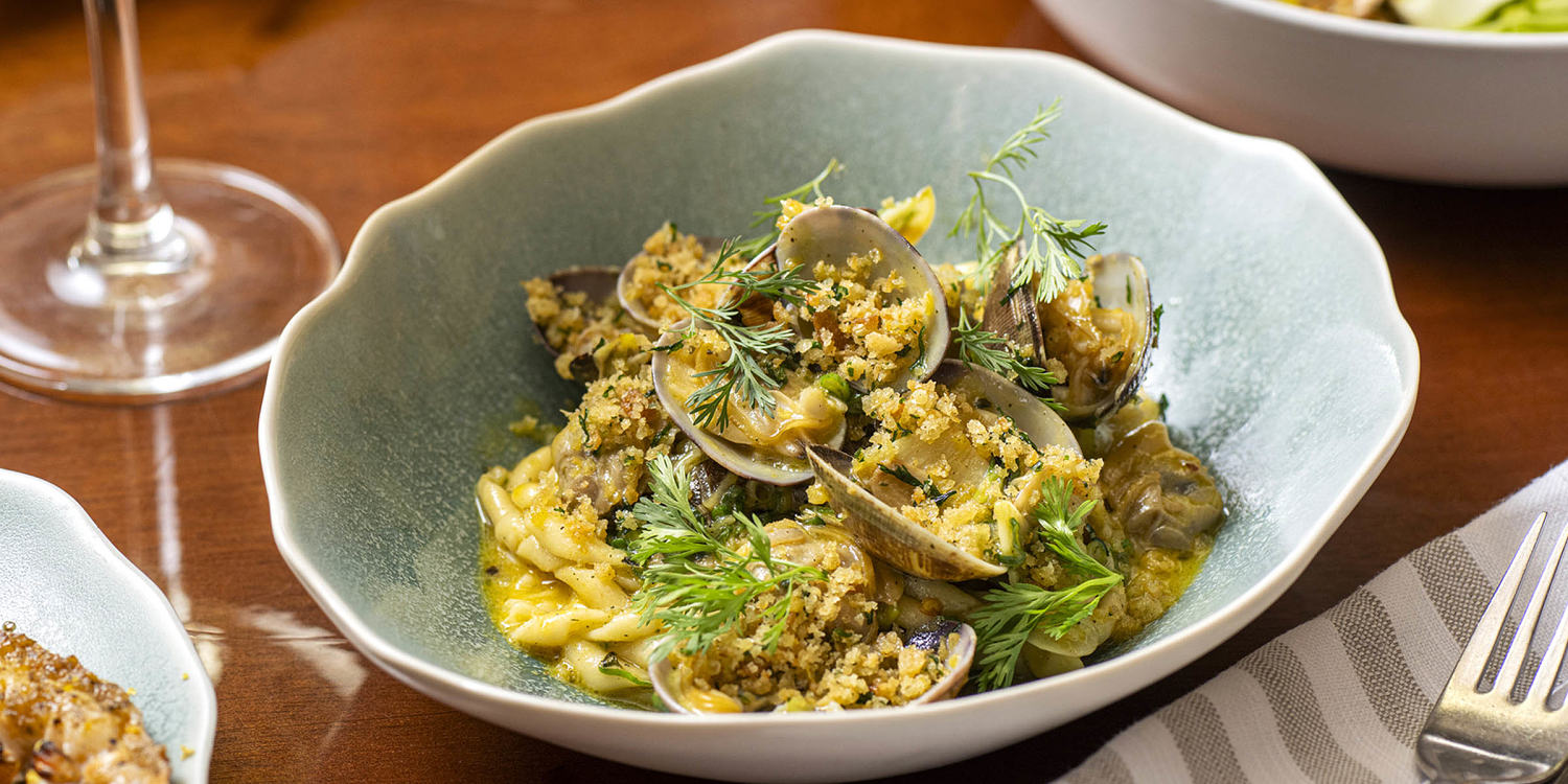 Don Angie owners make clam pasta and crab dip from their new restaurant