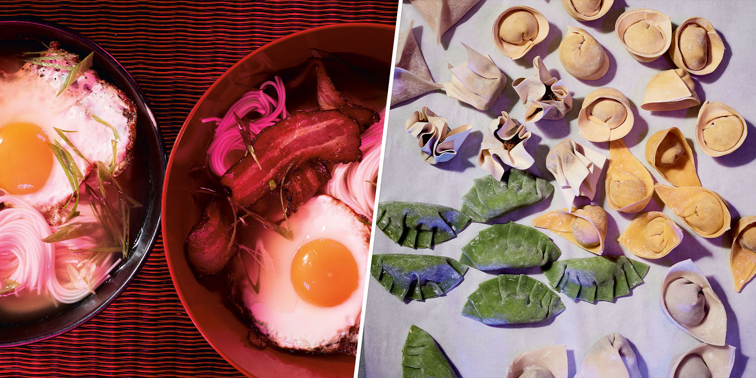 Jon Kung makes noodles and dumplings for breakfast