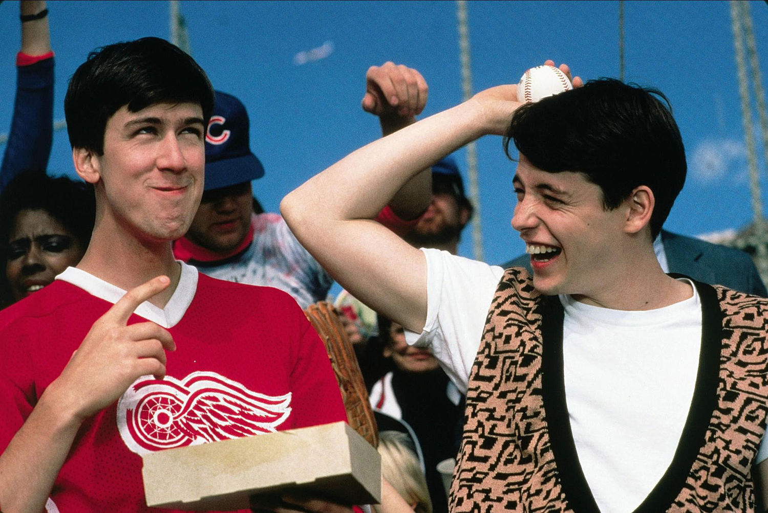 A ‘Ferris Bueller’ Reunion! See Matthew Broderick, Alan Ruck Together Again at Ballgame