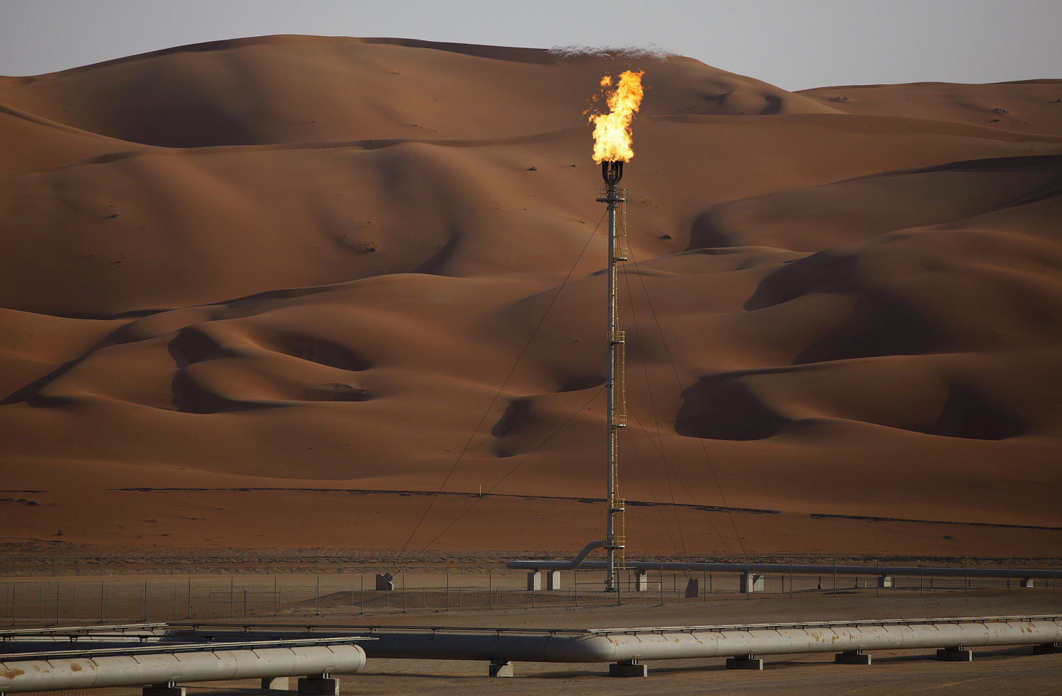 Oil nears $100 after Saudi Arabia says energy infrastructure was attacked