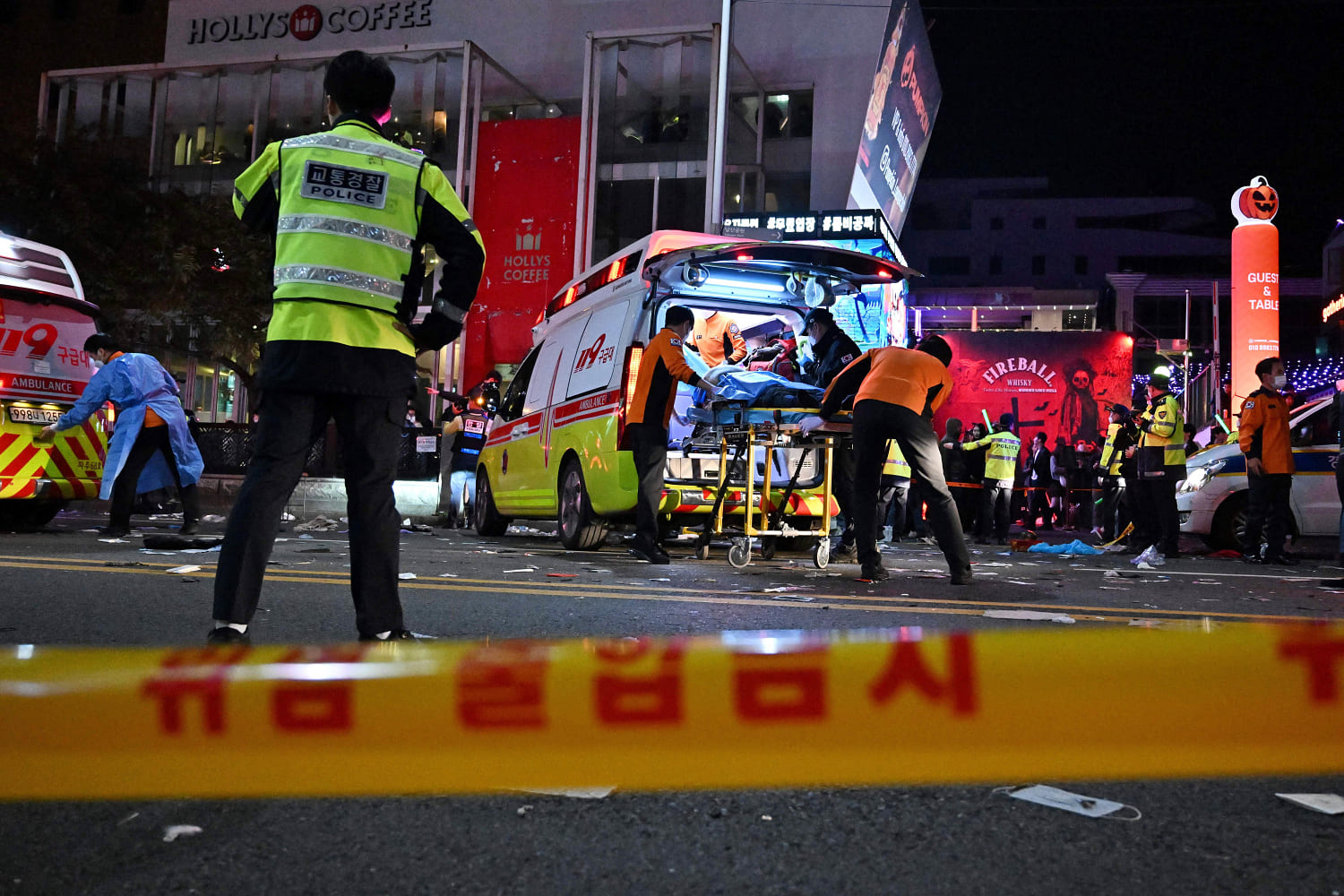 South Korean police officers jailed over ‘man-made’ Halloween crowd crush