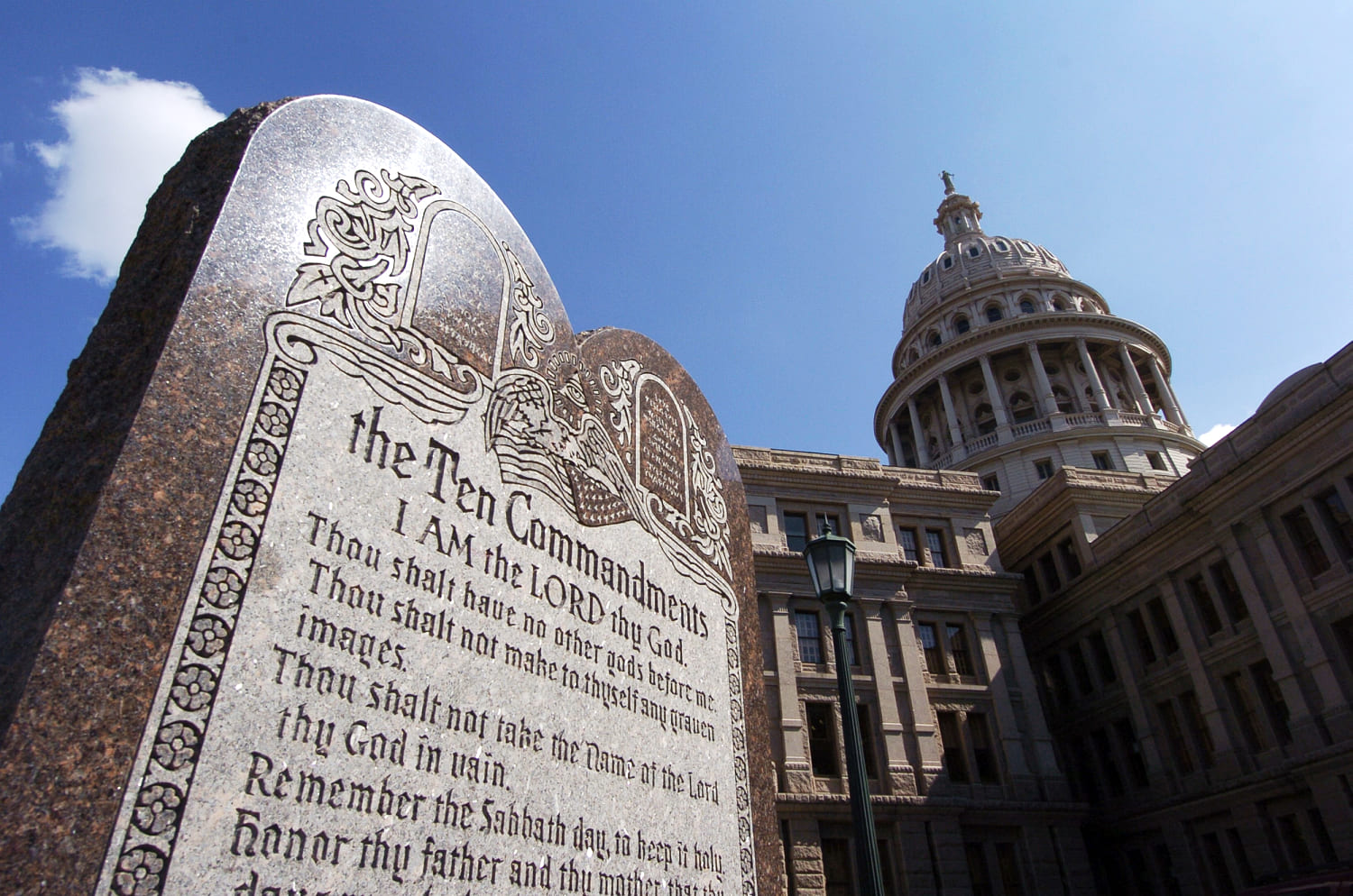 Judge hears arguments to block Louisiana's Ten Commandments displays in schools