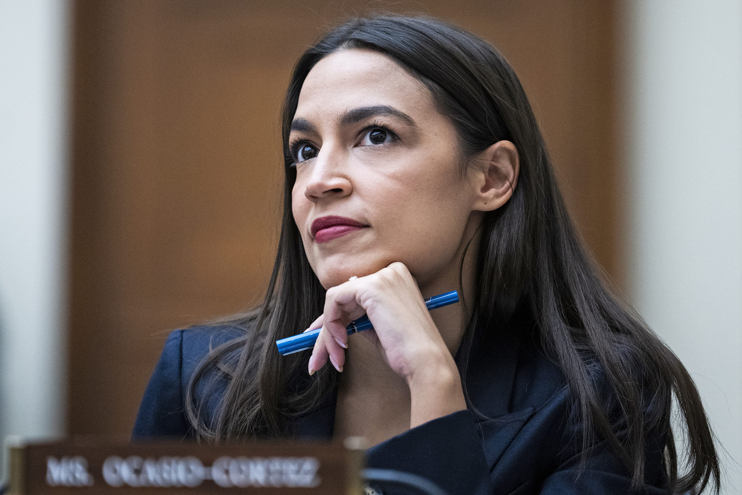 AOC officially launches bid for top job on Oversight Committee