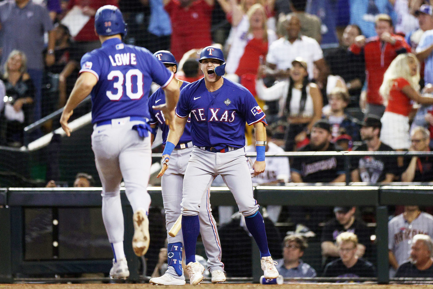 The Texas Rangers Defeated The Diamondbacks To Win The World Series For ...