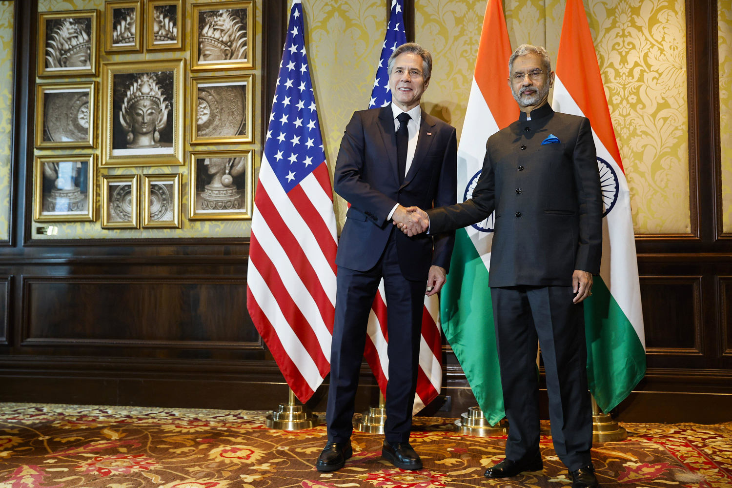 Top U.S. and Indian officials discuss range of issues including Israel-Hamas war