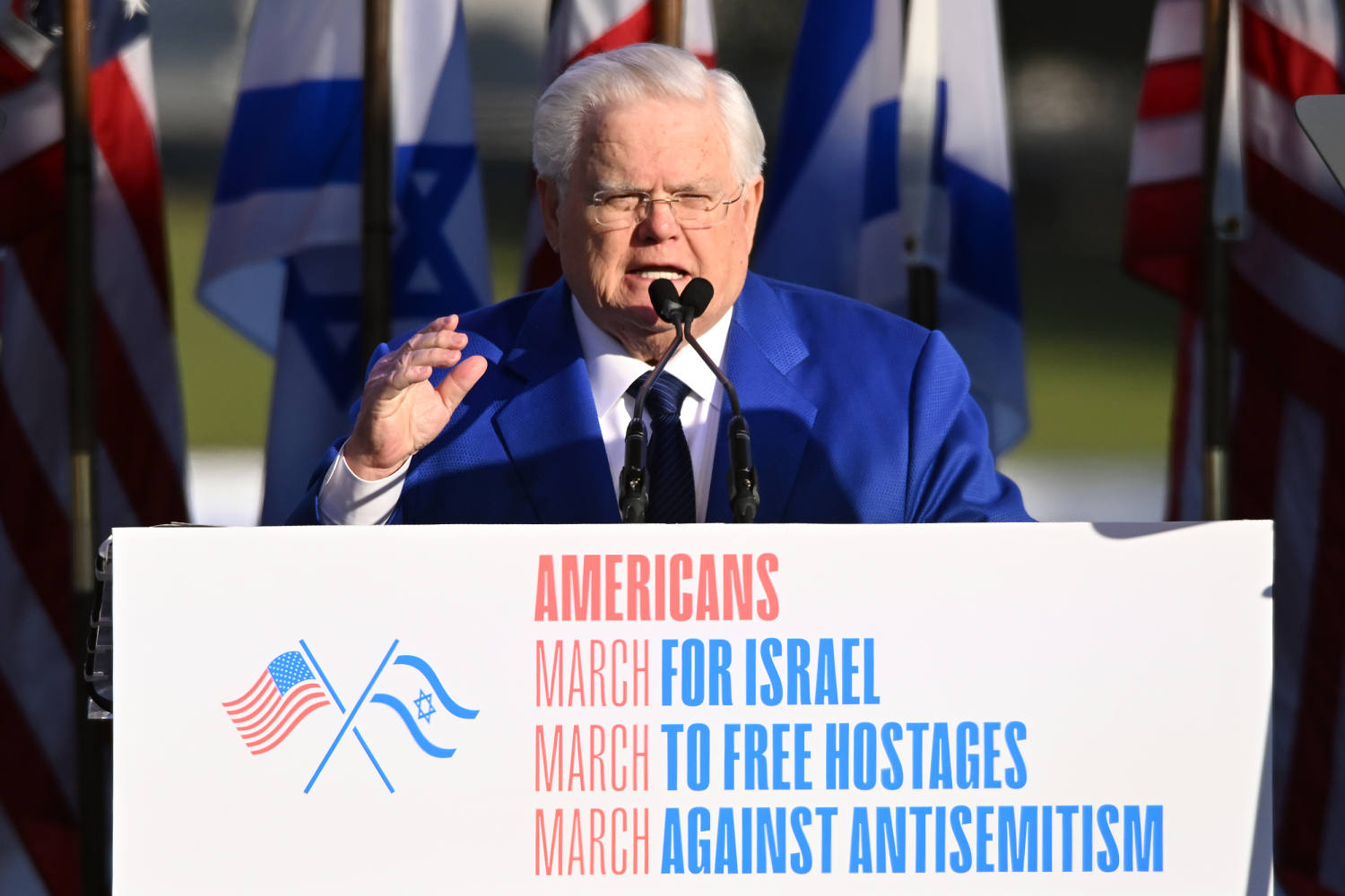 Divisive megachurch pastor draws criticism for role at March for Israel