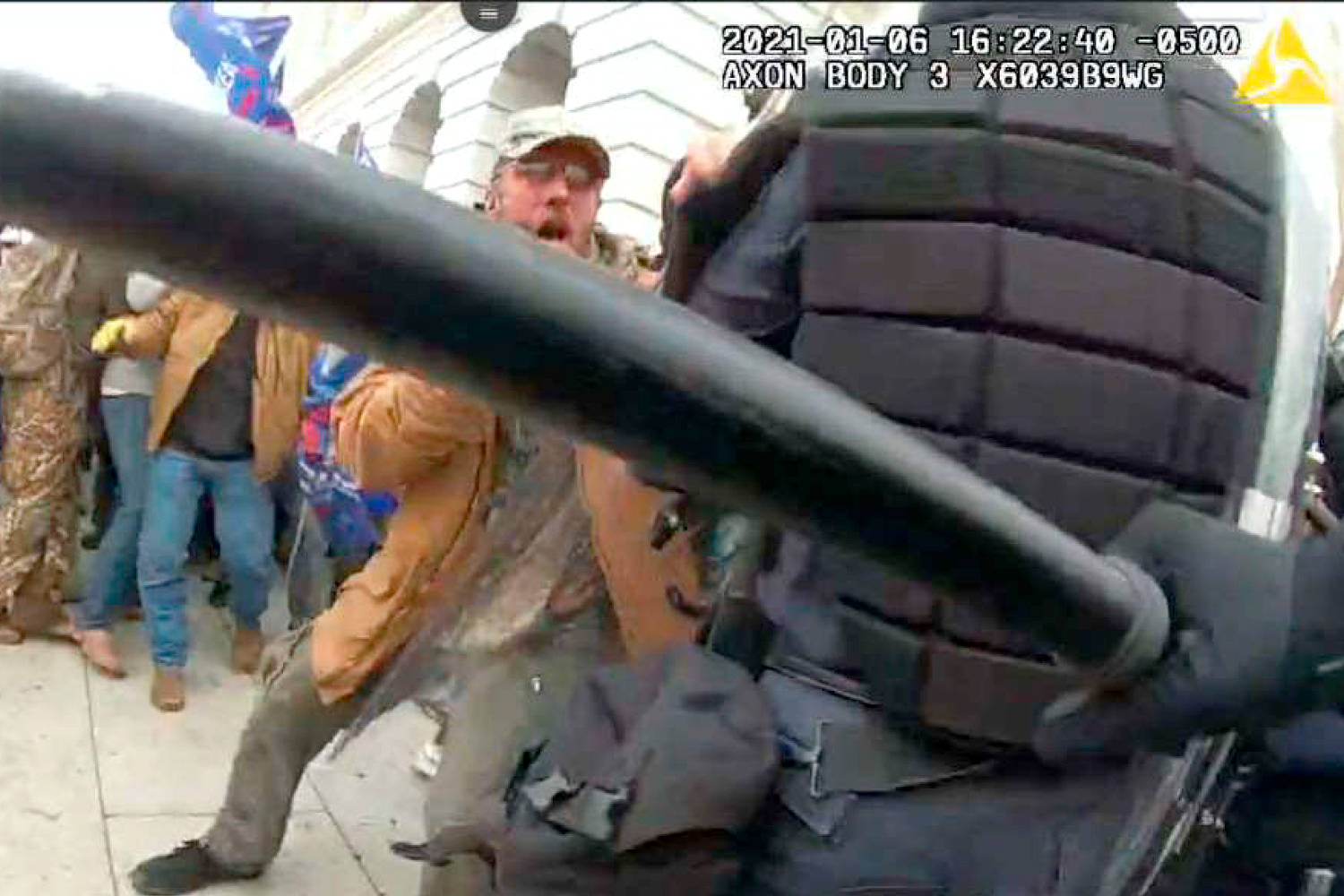 Ohio man sentenced to nearly 5 years for attacks on police during Capitol riot
