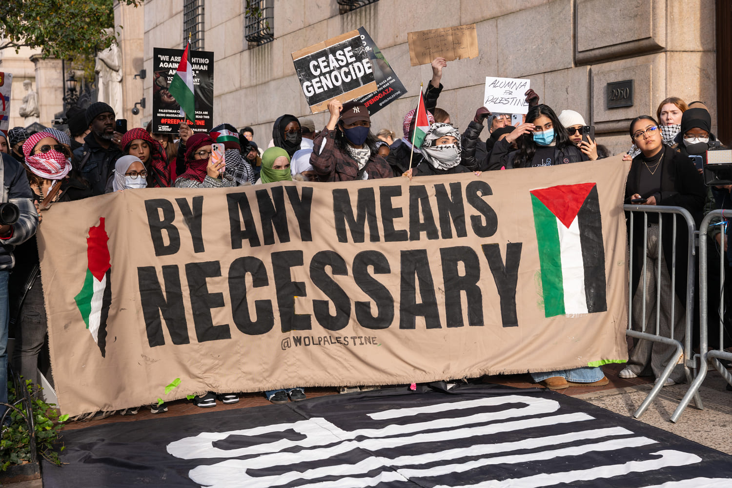 Columbia sued over school's decision to suspend 2 pro-Palestinian groups