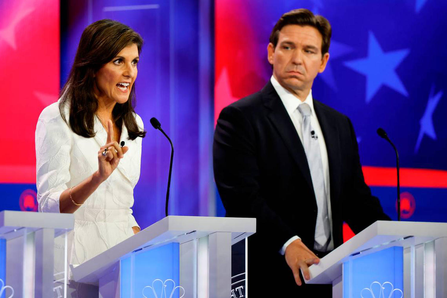 Nikki Haley and Ron DeSantis to face off in a debate as they look to close the gap on Trump's lead