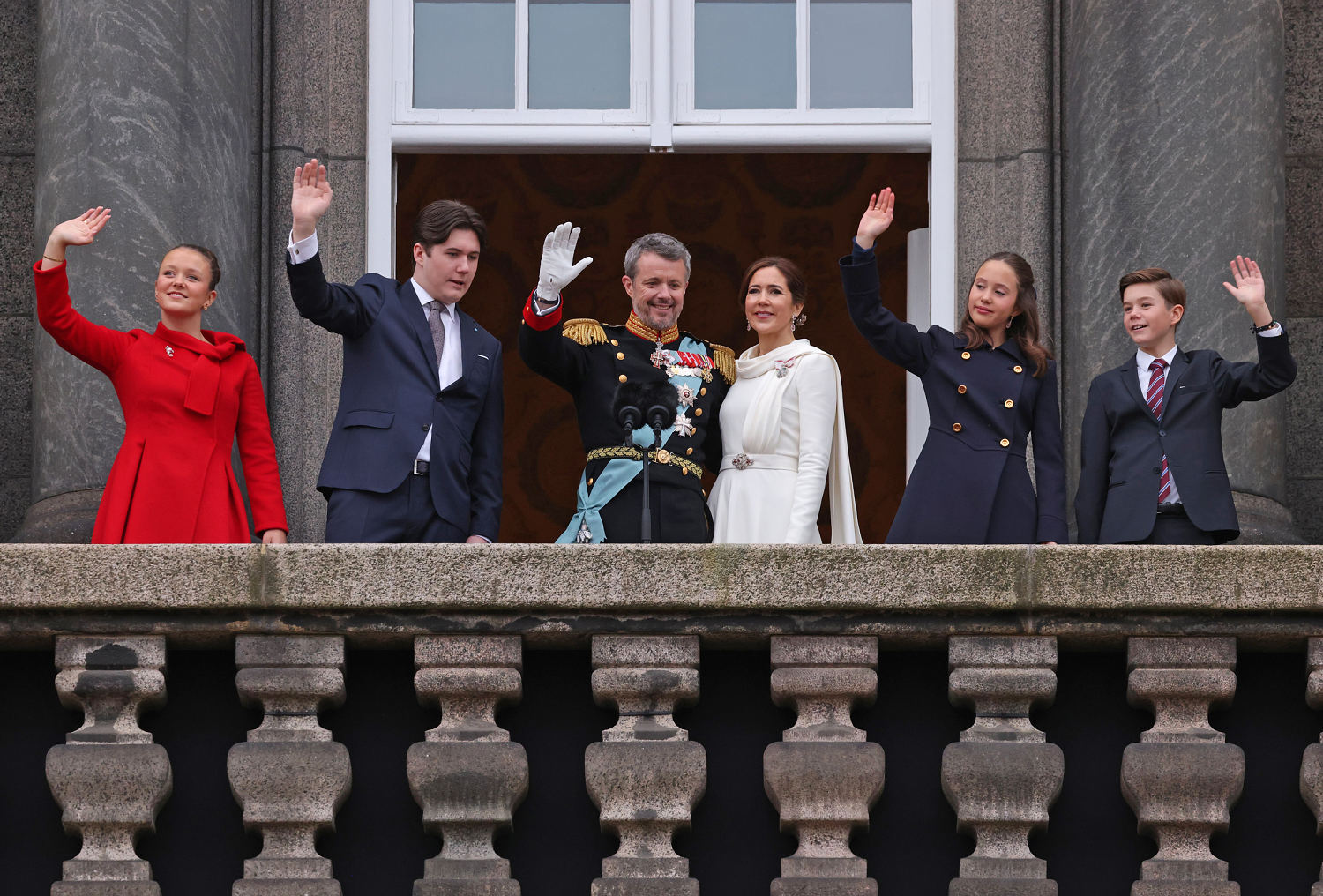 Frederik X is proclaimed the new king of Denmark after his mother, Queen Margrethe II, abdicates