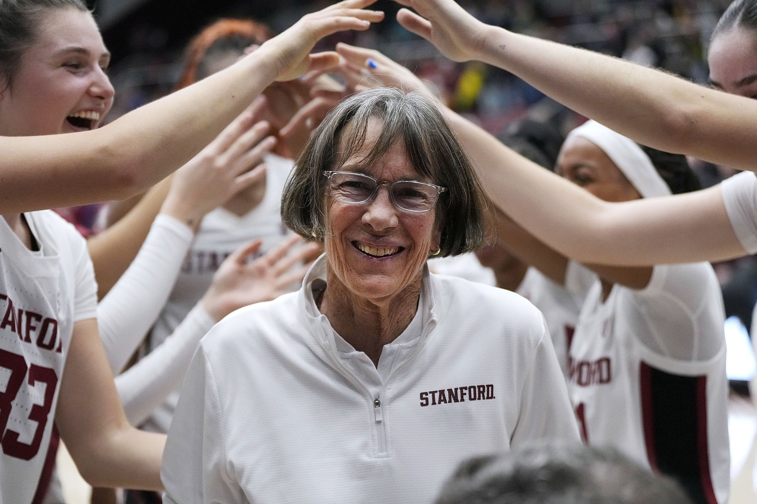 Stanford coach Tara VanDerveer now has the most wins in college basketball history