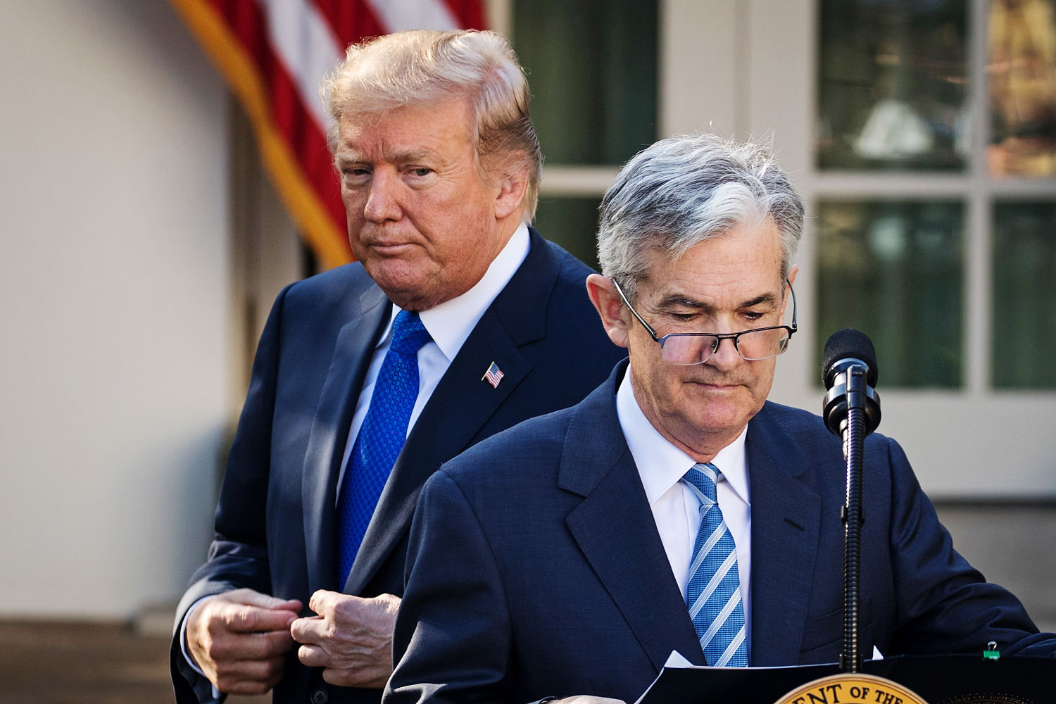 Trump says he was surprised that Jerome Powell, the Fed chair he appointed, was appointed