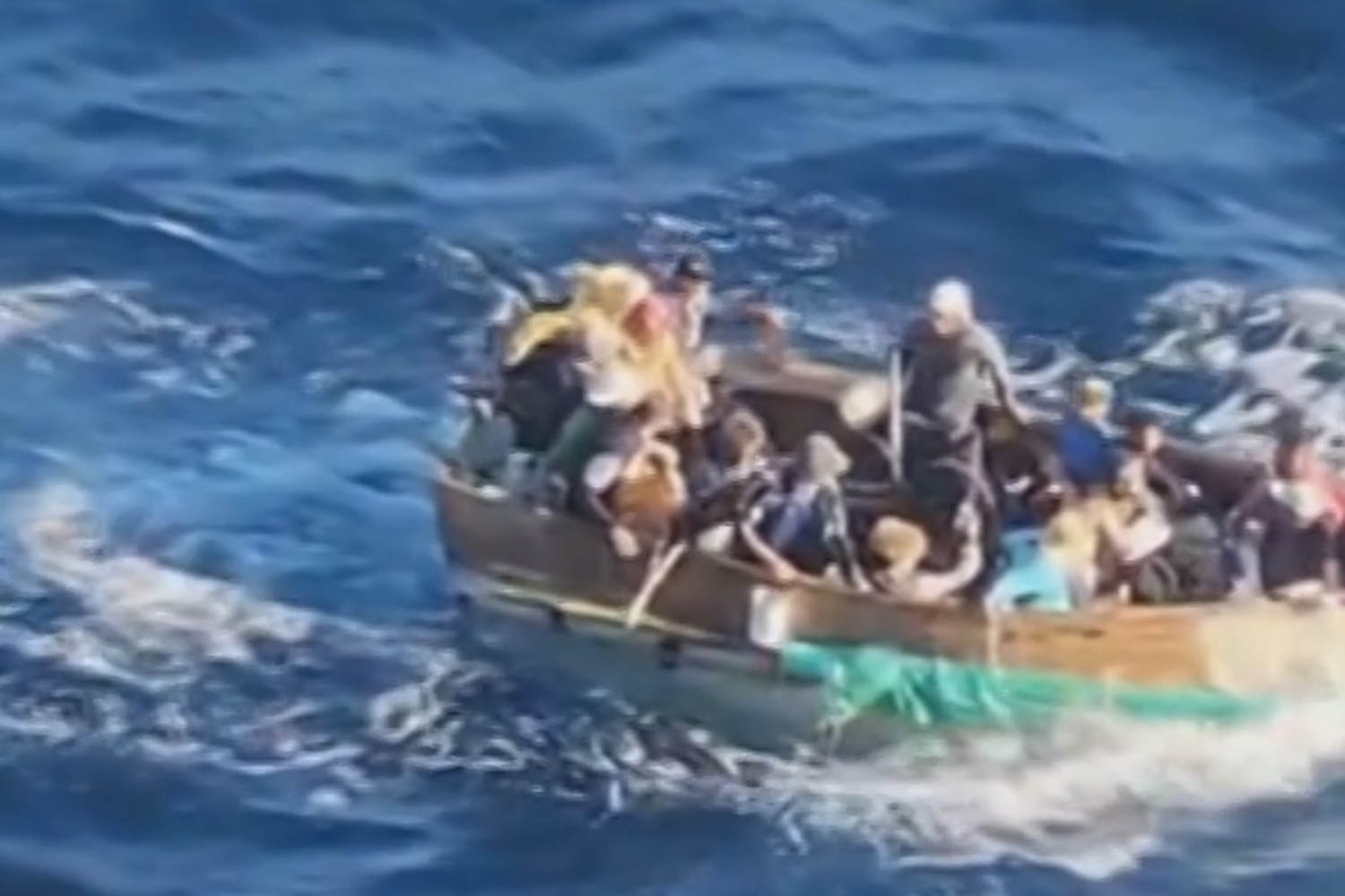 Video shows Carnival cruise ship rescuing migrants at sea near Cuba 