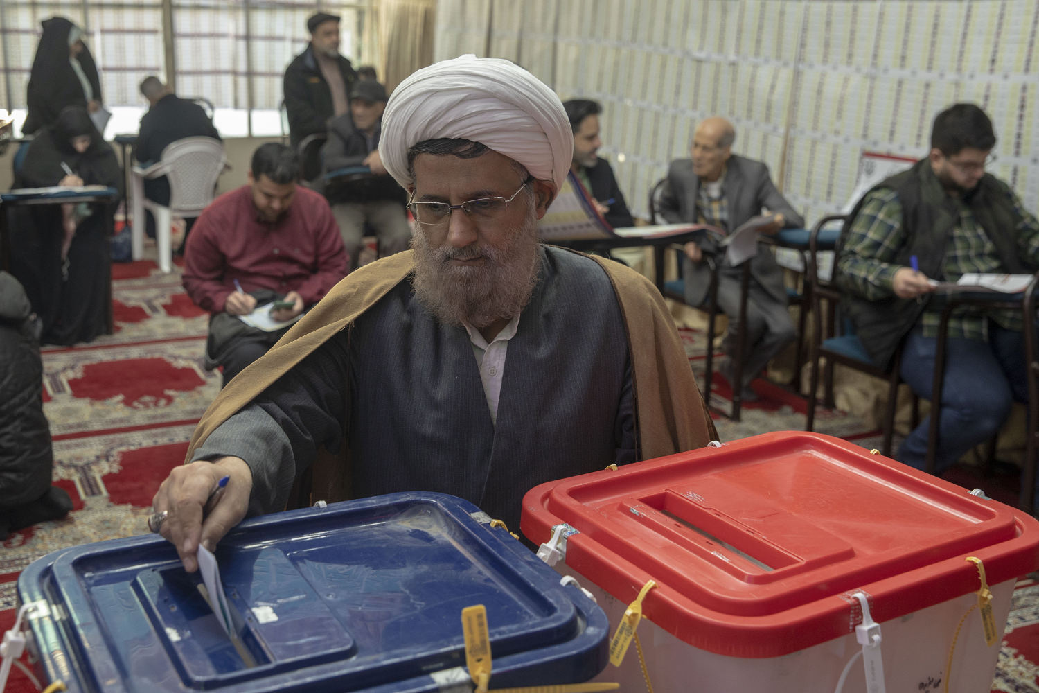 Iranian parliament vote sees a low turnout despite government push 