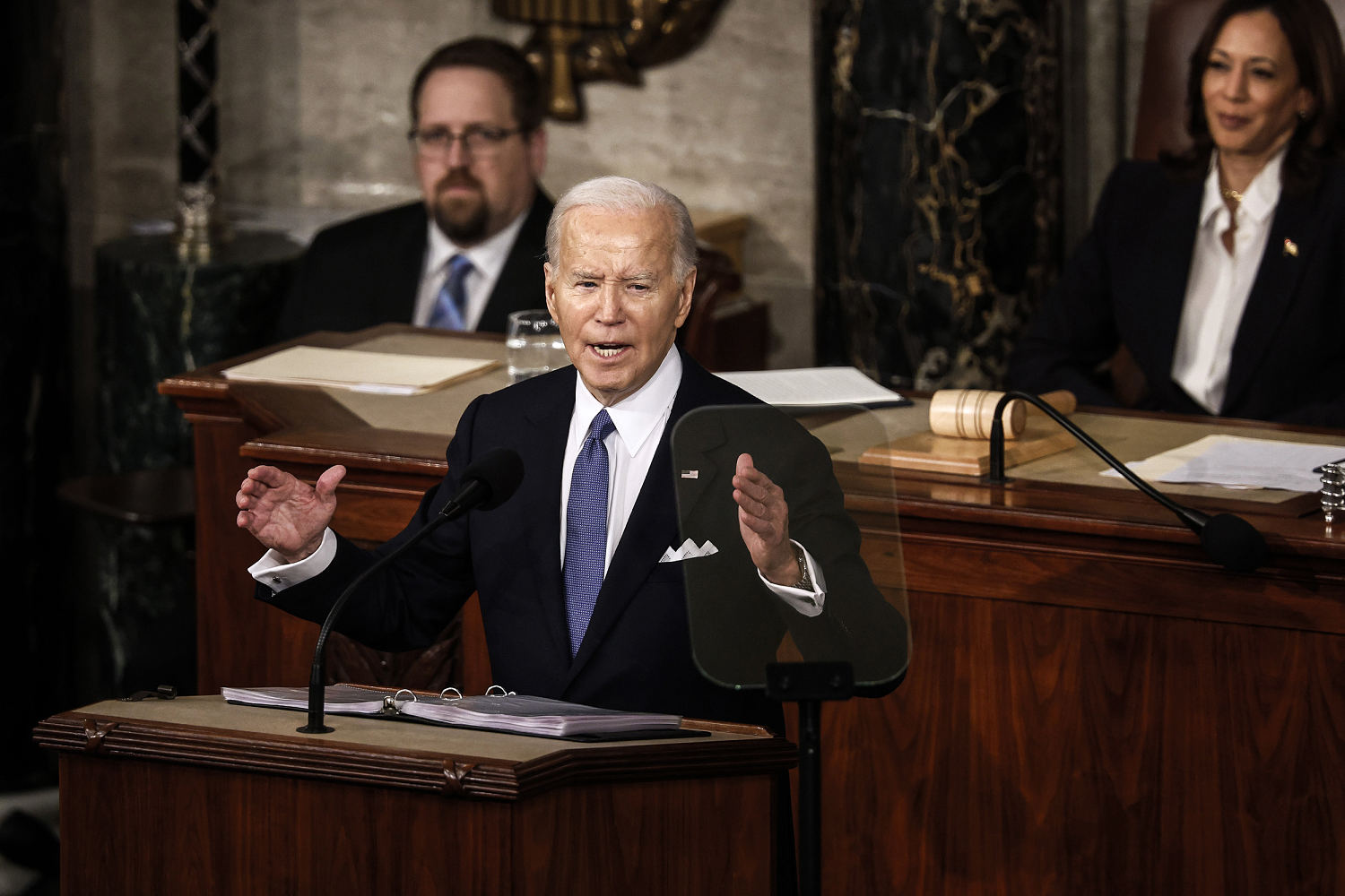 Biden leaned into reproductive freedom in his State of the Union speech — but he didn’t say the word 'abortion'