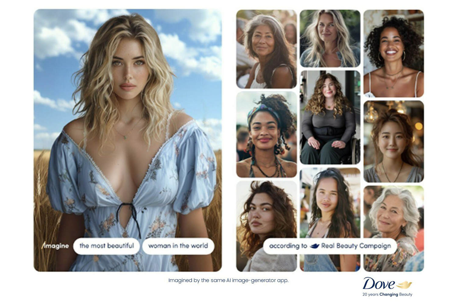Dove pledges to never represent ‘real bodies’ with AI in advertising