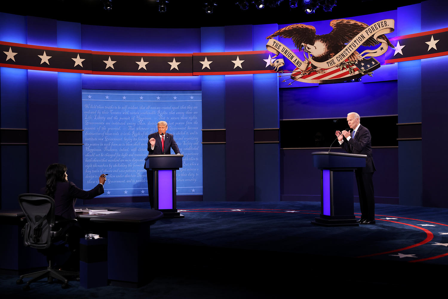 Trump calls for more and earlier presidential debates with Biden