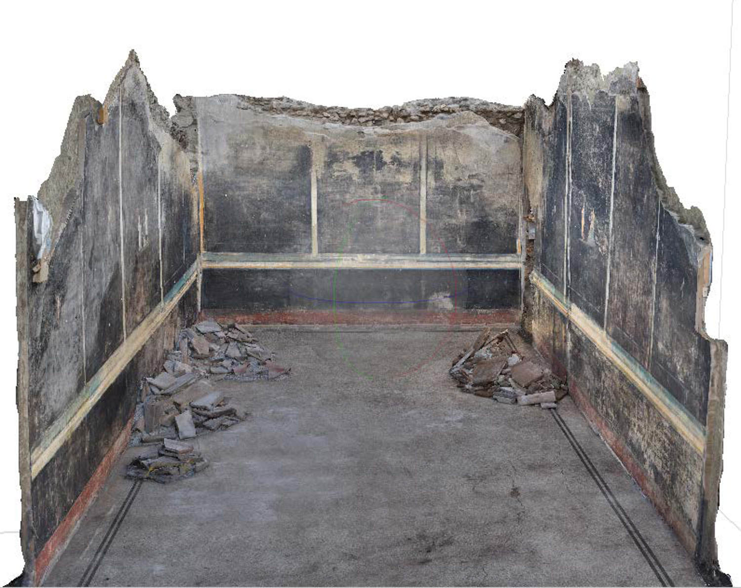 Striking Roman paintings uncovered in Pompeii after nearly 2,000 years