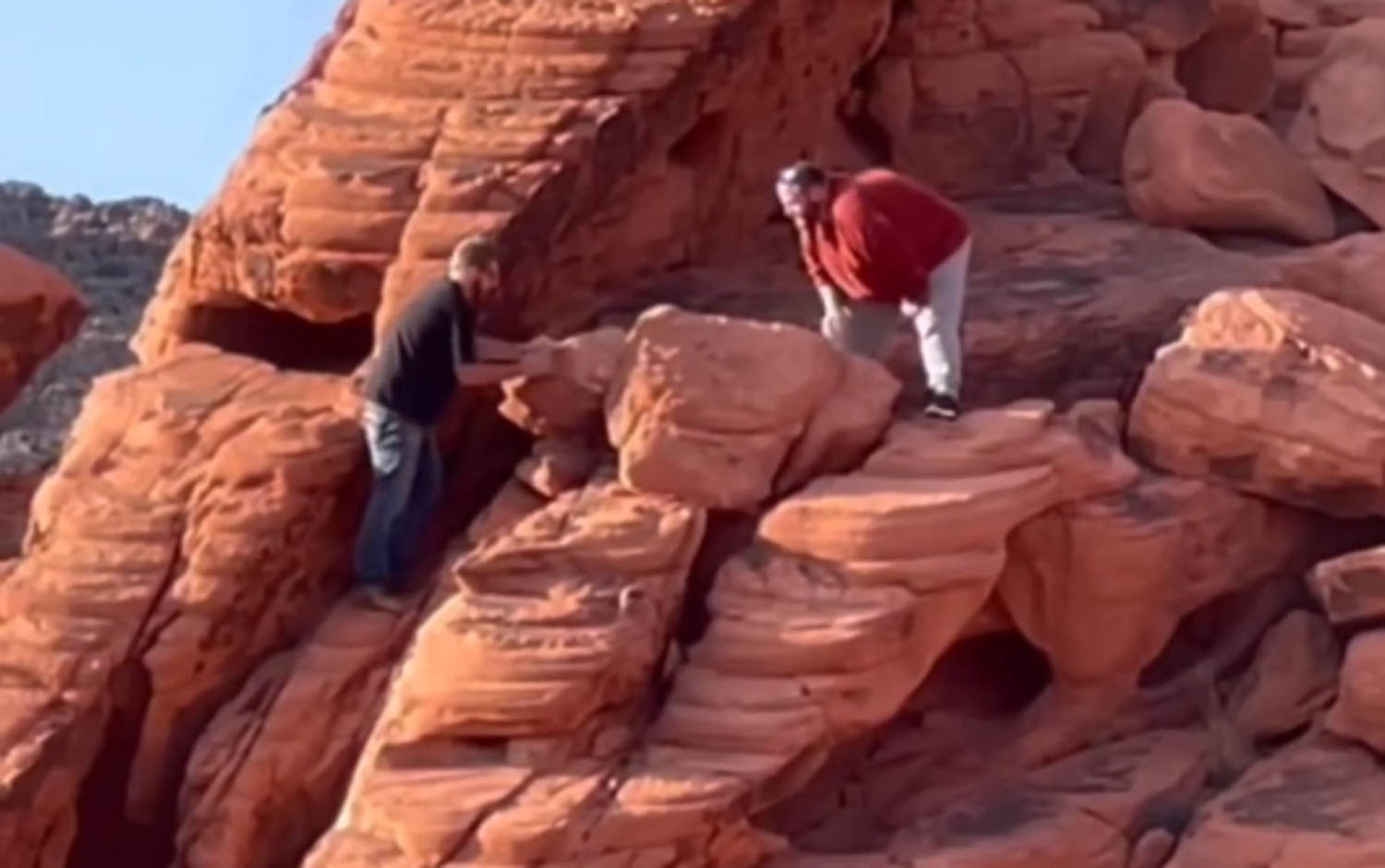 Visitors caught on video destroying ancient rock formations in Nevada