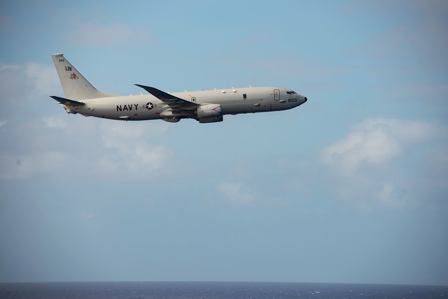 U.S. Navy flies aircraft through the Taiwan Strait a day after U.S.-China defense chiefs hold rare talks