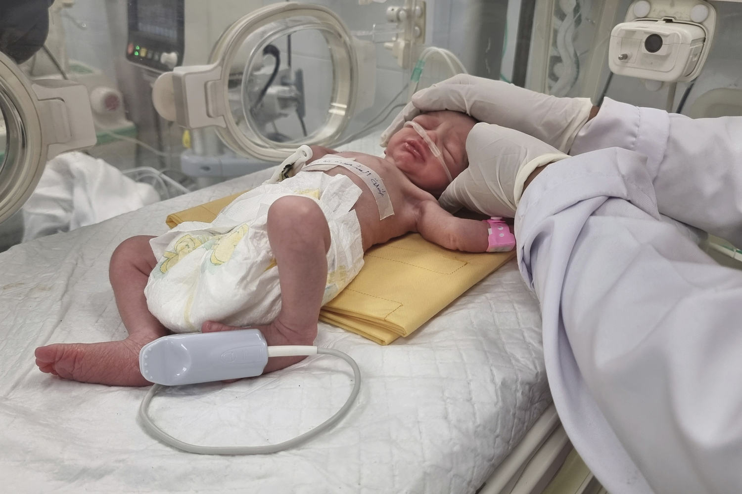 Orphaned by an airstrike and saved from her dead mother's womb, baby Sabreen brings hope to Gaza hospital