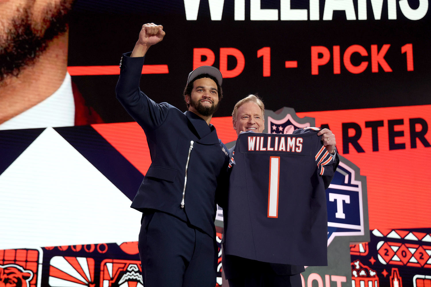 Chicago Bears draft star QB Caleb Williams with the No. 1 pick