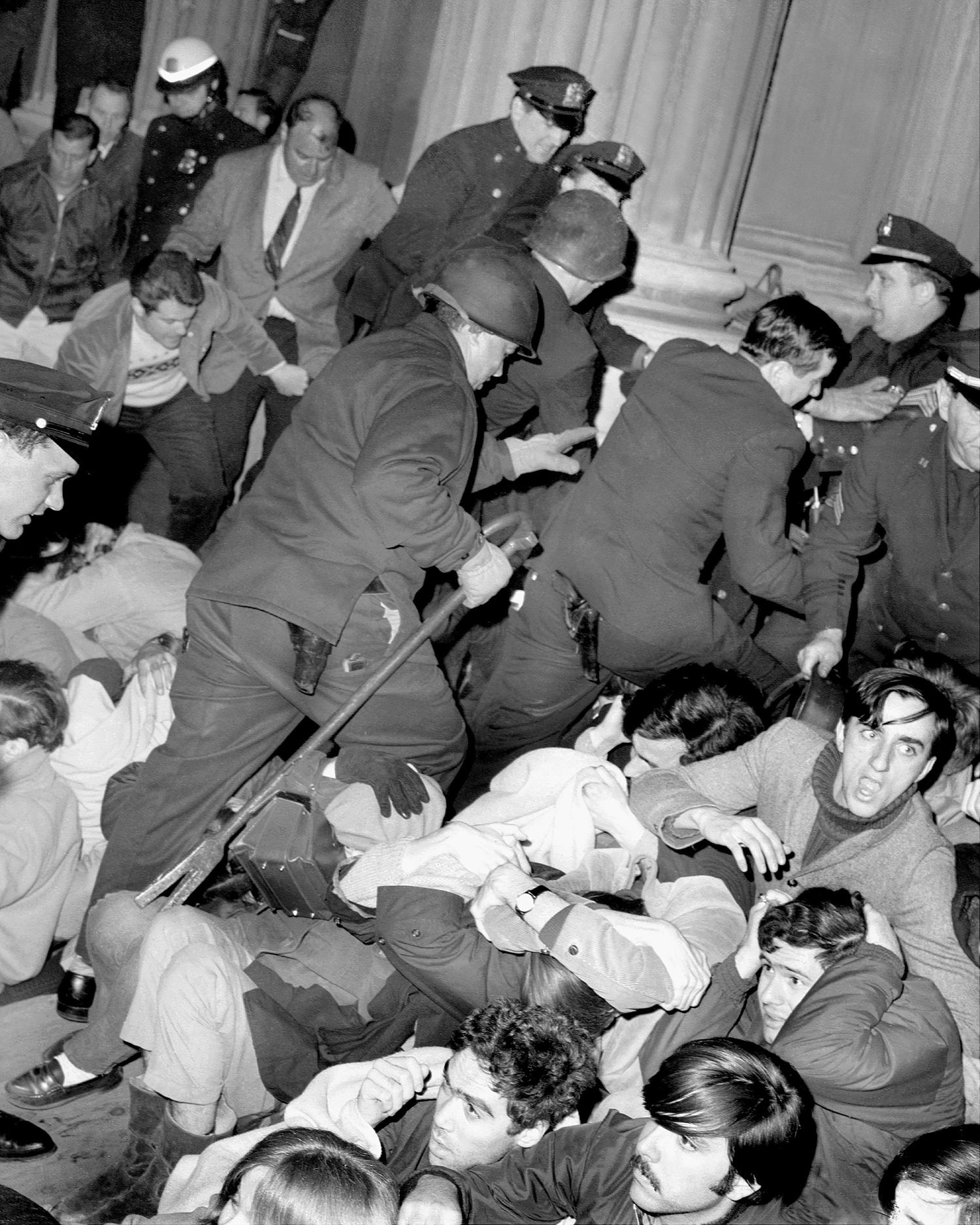 Columbia unrest echoes chaotic campus protest movement of 1968